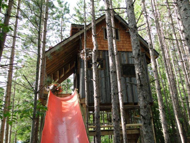 Knowlton Tree Weekend Fun: Lynne Knowlton’s tree house | Small House Bliss