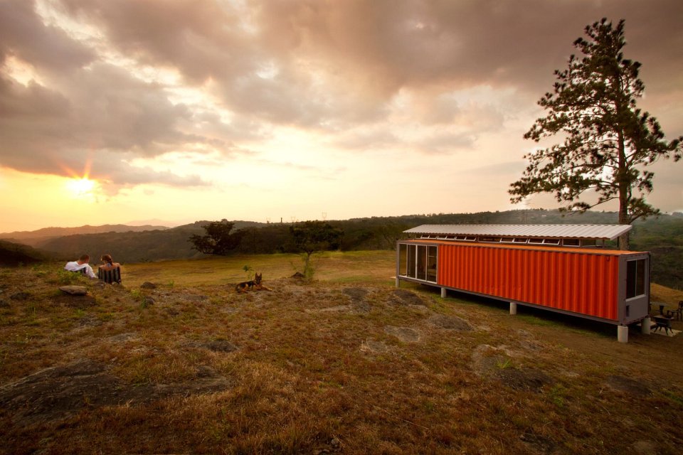 Containers of Hope, a low-cost home constructed from two 40' containers. | www.facebook.com/SmallHouseBliss