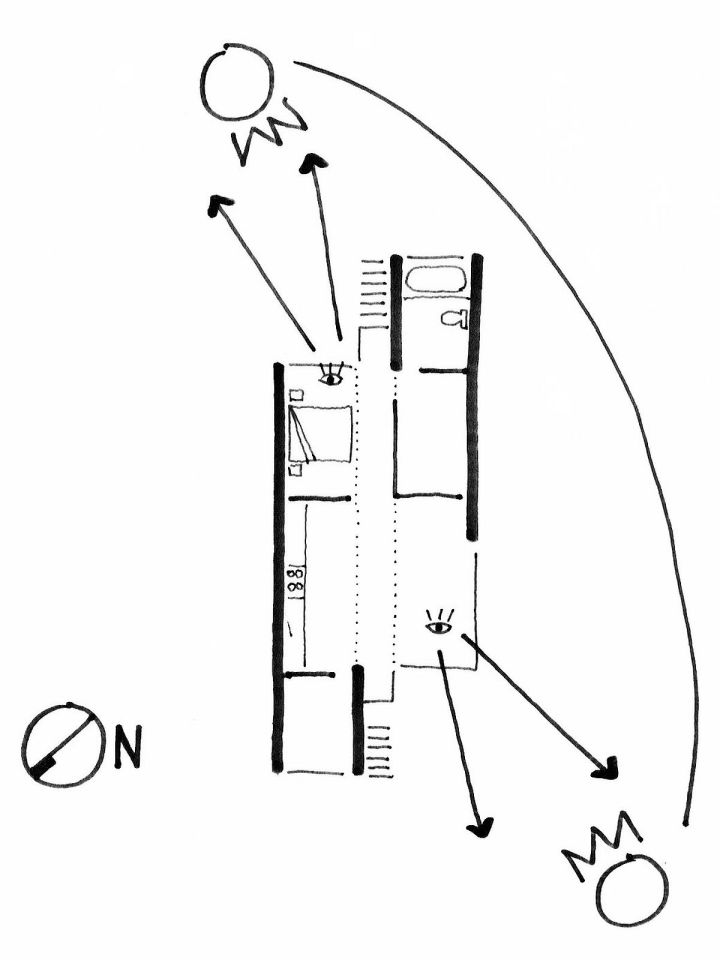 Containers of Hope, a low-cost home constructed from two 40' containers. | www.facebook.com/SmallHouseBliss