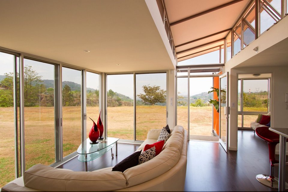 Containers of Hope, a low-cost home constructed from two 40' containers. | www.facebook.com/SmallHouseBliss