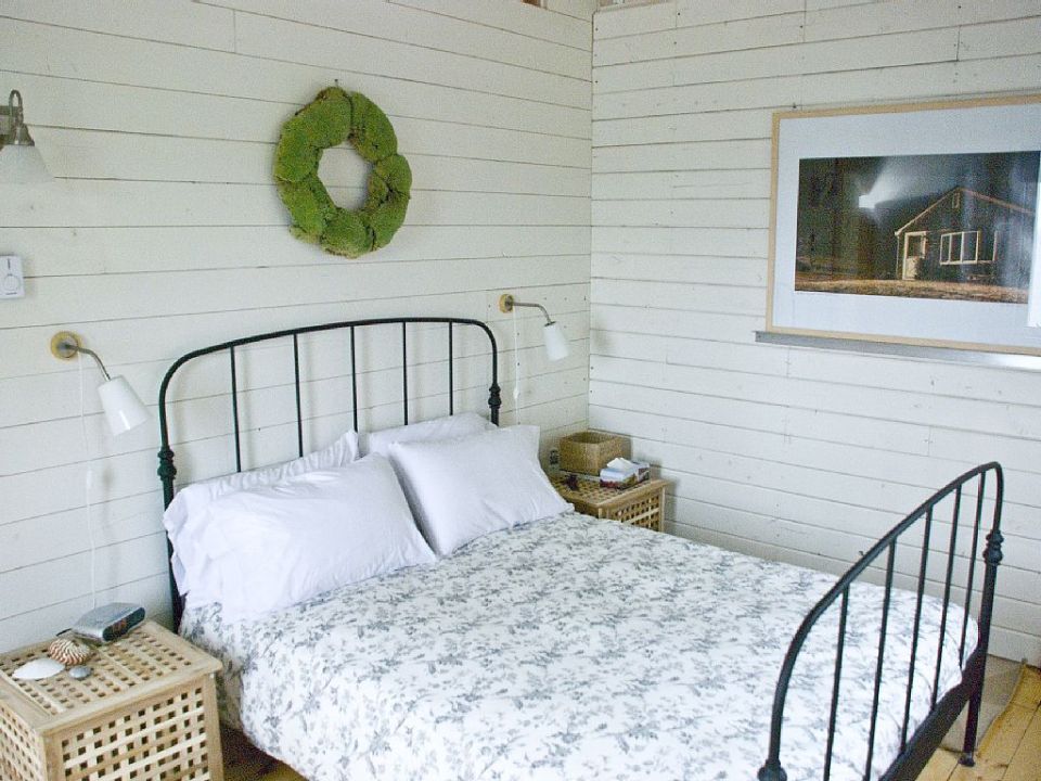 An owner-built cottage on Cape Breton Island with traditional and contemporary details. It has two bedrooms in 768 sq ft. | www.facebook.com/SmallHouseBliss