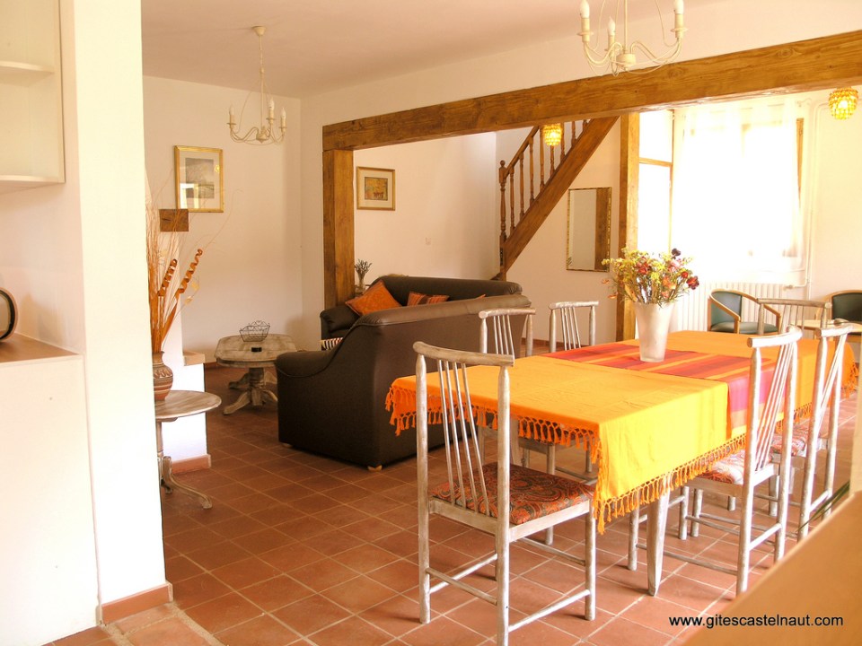 Gites Castelnaut, a restored cottage in southern France with 3 bedrooms in 1,450 sq ft. | www.facebook.com/SmallHouseBliss