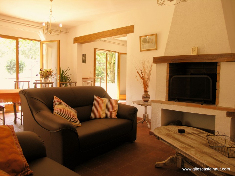 Gites Castelnaut, a restored cottage in southern France with 3 bedrooms in 1,450 sq ft. | www.facebook.com/SmallHouseBliss