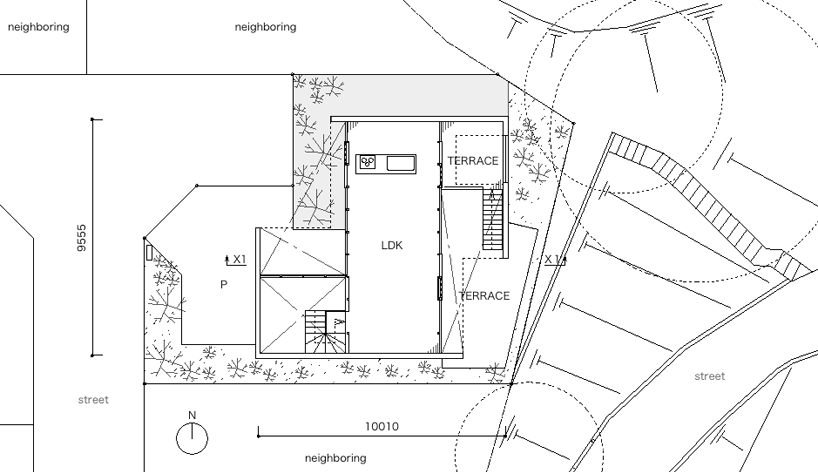 "47% House" seamlessly integrates outdoor and indoor spaces. It has 3 bedrooms in 1,052 sq ft. | www.facebook.com/SmallHouseBliss