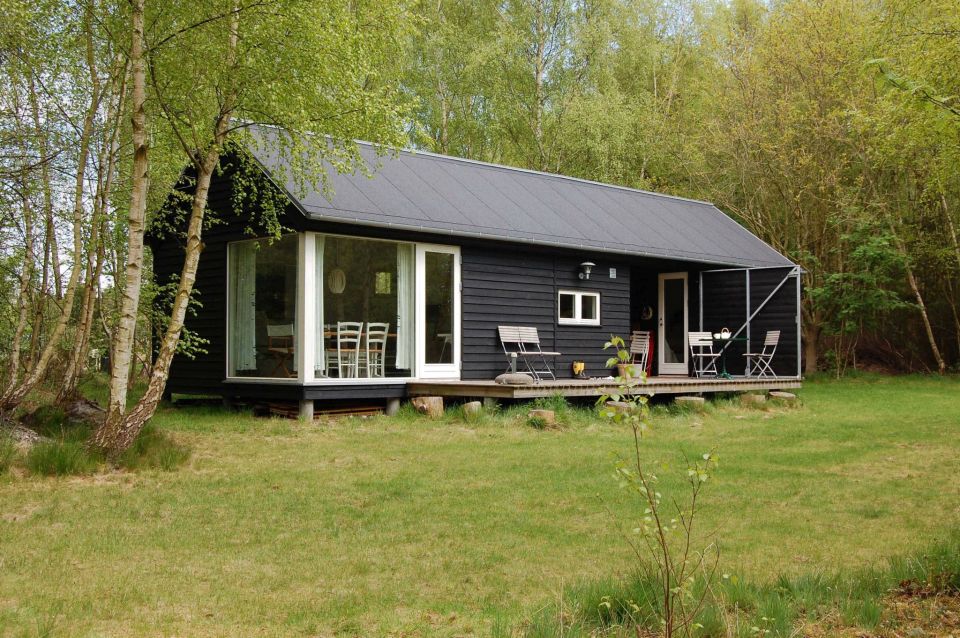 The Længehuset, a modular vacation house from Denmark with 2 bedrooms in 592 sq ft. | www.facebook.com/SmallHouseBliss