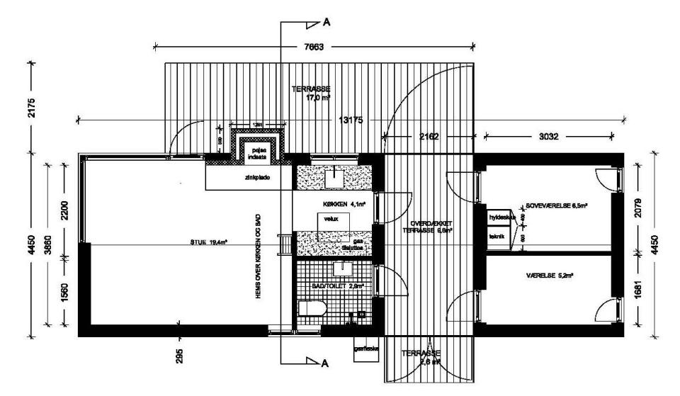 The Længehuset, a modular vacation house from Denmark with 2 bedrooms in 592 sq ft. | www.facebook.com/SmallHouseBliss