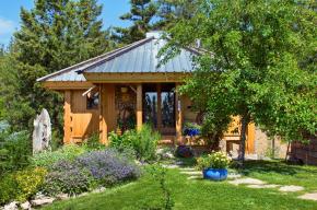 Quietude, a 300 sq ft tiny house with sleeping loft | www.facebook.com/SmallHouseBliss