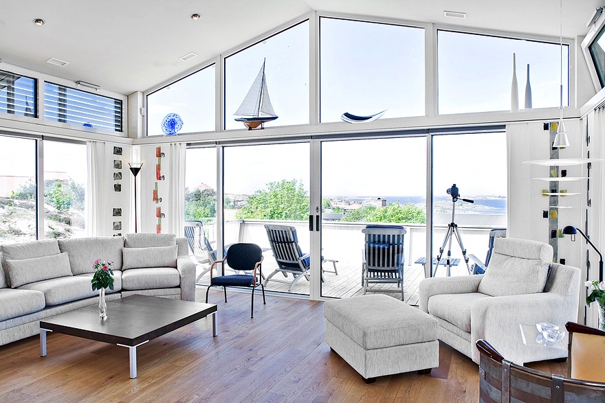 A small house for a family in Sweden with 3 bedrooms in 1,281 sq ft. | www.facebook.com/SmallHouseBliss