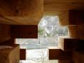Final Wooden House, an unusual "log cabin" by architect Sou Fujimoto | www.facebook.com/SmallHouseBliss