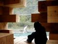 Final Wooden House, an unusual "log cabin" by architect Sou Fujimoto | www.facebook.com/SmallHouseBliss