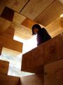 Final Wooden House, an unusual "log cabin" by architect Sou Fujimoto | www.facebook.com/SmallHouseBliss