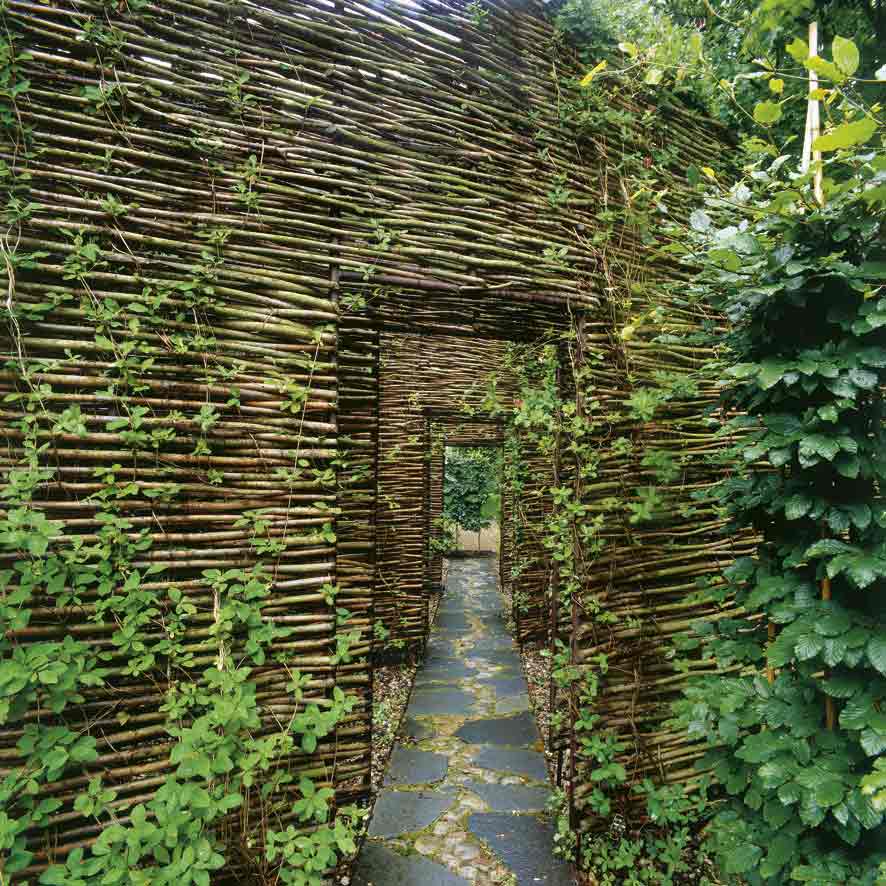 The Mill House, a finely-crafted guest house set among beautiful water features and lush landscaping. It has one bedroom and a sauna in 538 sq ft. | www.facebook.com/SmallHouseBliss