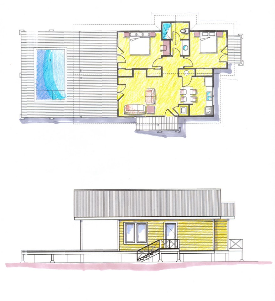 Thoughtful details enrich this modest cottage. | www.facebook.com/SmallHouseBliss