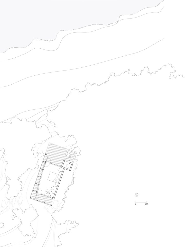 Sunset Cabin, a 275 sq ft studio cabin, is a refined version of the traditional cottage country "bunkie". | www.facebook.com/SmallHouseBliss