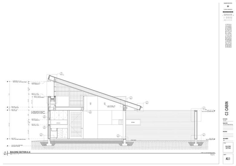 The C3 Cabin has nautical-inspired finishes and a compact 16' x 22' footprint with a lofted bedroom. | www.facebook.com/SmallHouseBliss