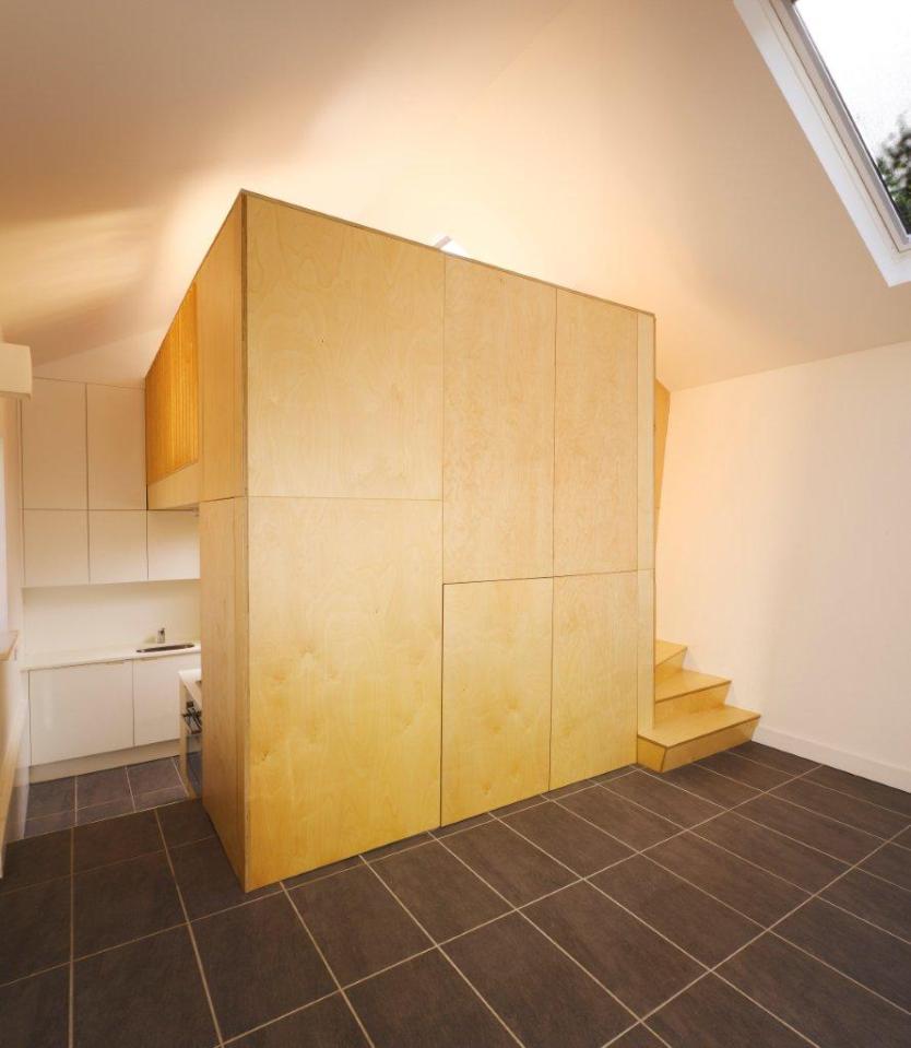 A restored 1830's fisherman's cottage in Ireland. It has only 270 sq ft on the ground floor plus a loft bedroom. | www.facebook.com/SmallHouseBliss