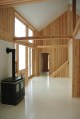 Gunnar's House, a small timber frame forest home in Norway. It has 2 bedrooms in 915 sq ft. | www.facebook.com/SmallHouseBliss
