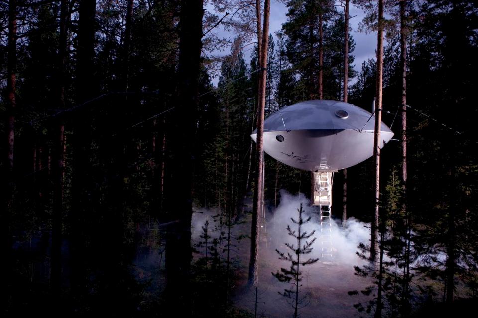 The UFO at Treehotel