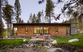 Fish Creek Guest House, a small modern home with two bedrooms in 950 sq ft. | www.facebook.com/SmallHouseBliss