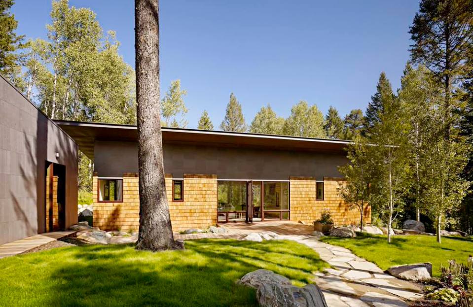 Fish Creek Guest House, a small modern home with two bedrooms in 950 sq ft. | www.facebook.com/SmallHouseBliss