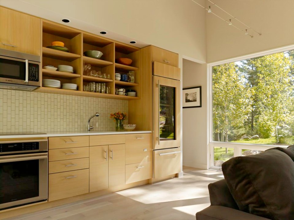 Fish Creek Guest House, a small modern home with two bedrooms in 950 sq ft. | www.facebook.com/SmallHouseBliss