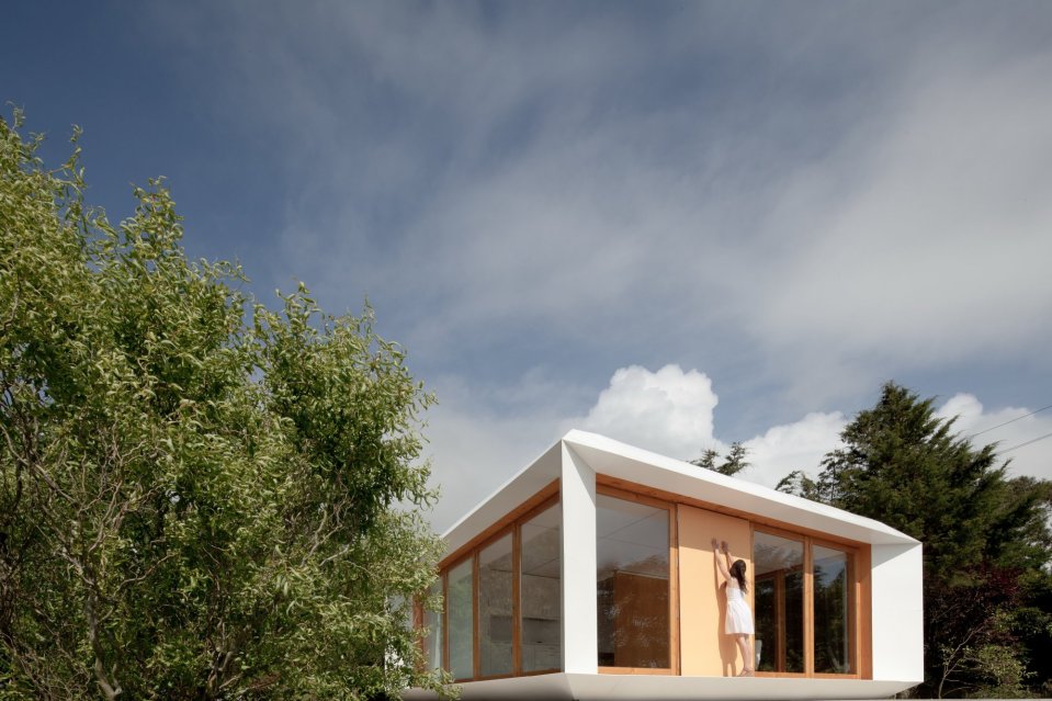 MIMA House, a prefab with movable wall panels that allow the residents to easily reconfigure the floor plan. | www.facebook.com/SmallHouseBliss