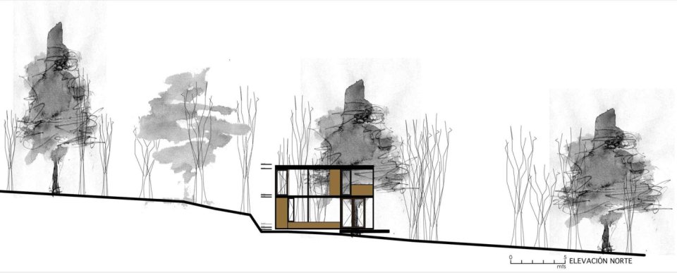 Casa Apolo 11, a secluded forest house with 2 bedrooms in 1,033 sq ft. | www.facebook.com/SmallHouseBliss