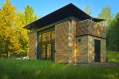 The E.D.G.E., a small prefab house with 358 sq ft main floor plus 2 loft bedrooms. | www.facebook.com/SmallHouseBliss