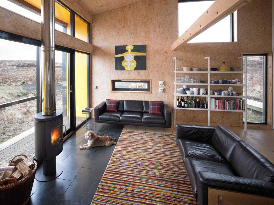 The Hen House on the Isle of Skye, a low-impact contemporary cottage with one bedroom plus loft in 775 sq ft. | www.facebook.com/SmallHouseBliss