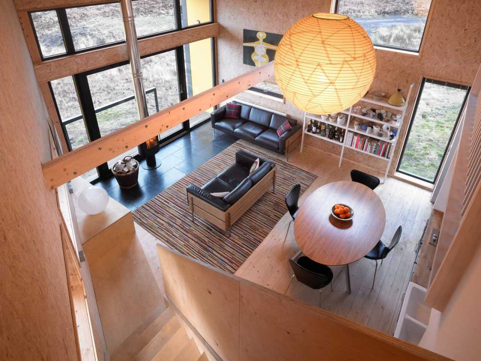 The Hen House on the Isle of Skye, a low-impact contemporary cottage with one bedroom plus loft in 775 sq ft. | www.facebook.com/SmallHouseBliss