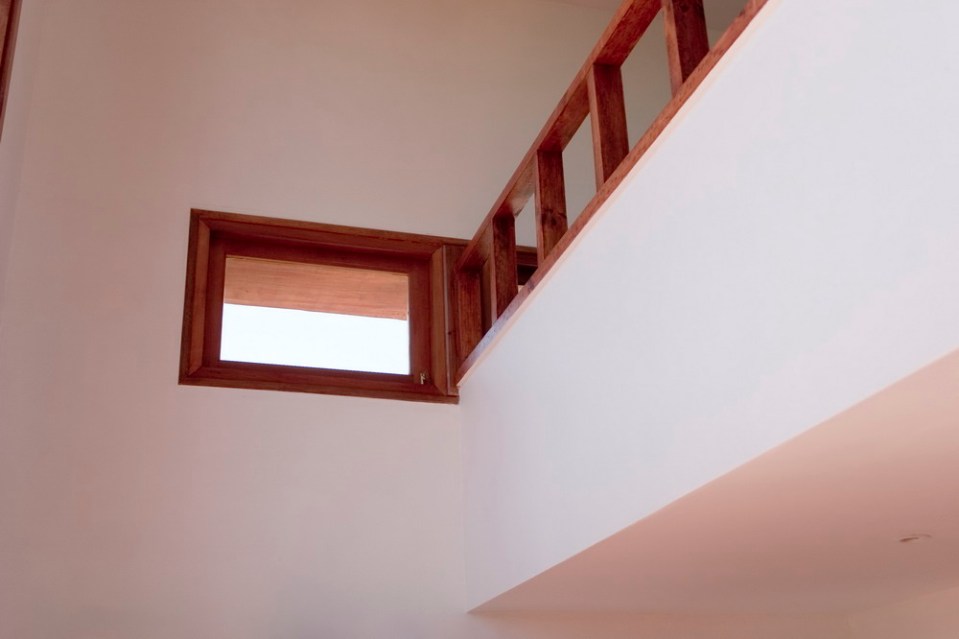 A small modern cabin built with straw bales. | www.facebook.com/SmallHouseBliss