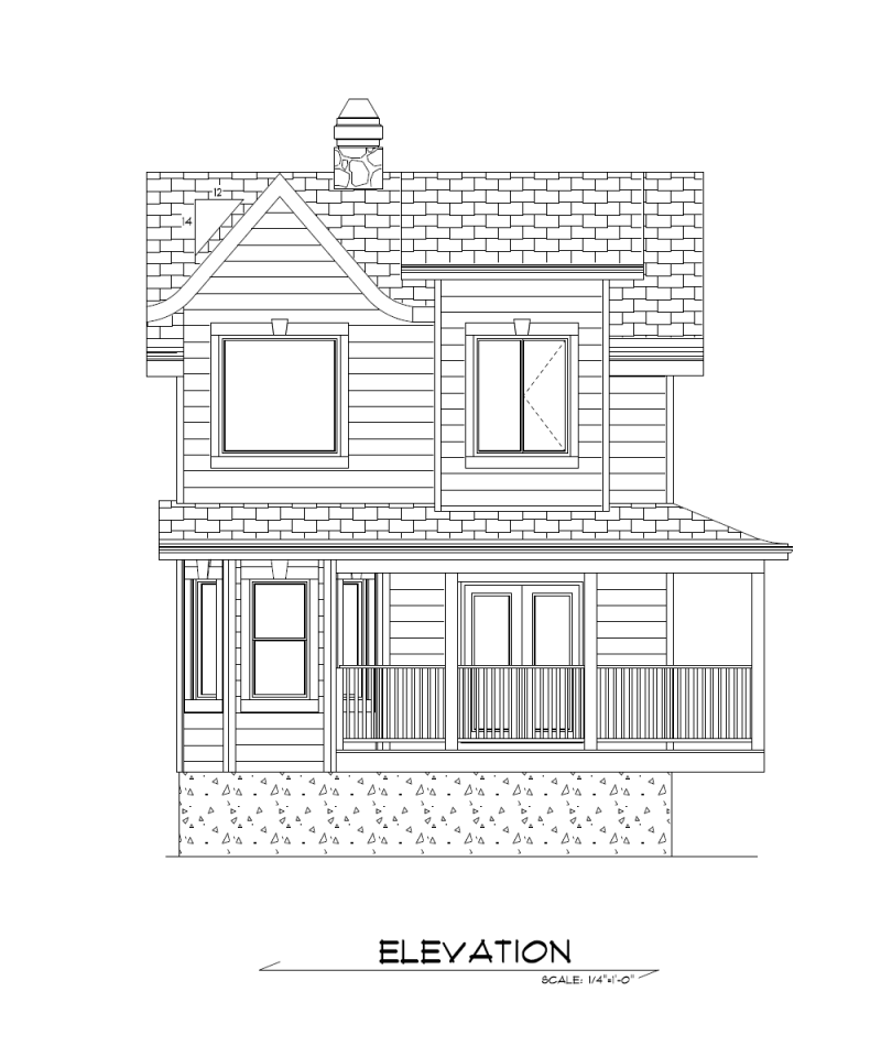 AnnaMarie's Cottage, a small owner-built home with custom hand-crafted features. It has one bedroom in 716 sq ft. | www.facebook.com/SmallHouseBliss