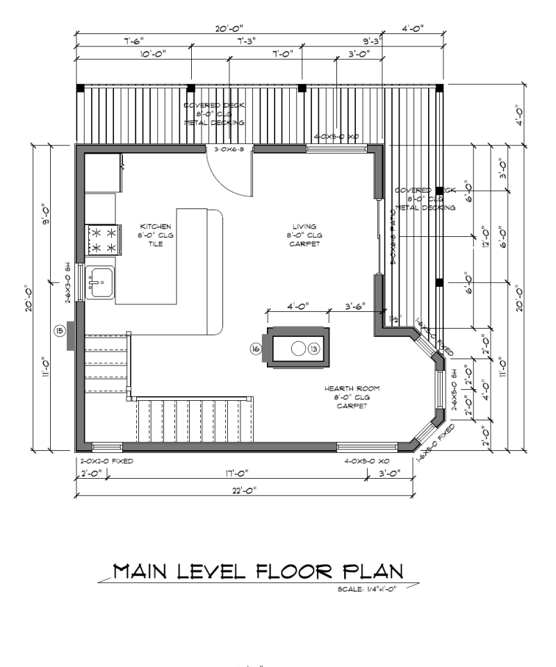 AnnaMarie's Cottage, a small owner-built home with custom hand-crafted features. It has one bedroom in 716 sq ft. | www.facebook.com/SmallHouseBliss