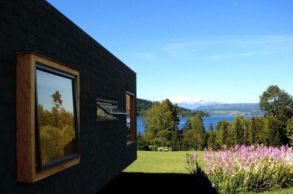 Cabaña Bascuñan, a family vacation house with a surprising and playful design. It has two bedrooms and a very large loft in 1,184 sq ft. | www.facebook.com/SmallHouseBliss