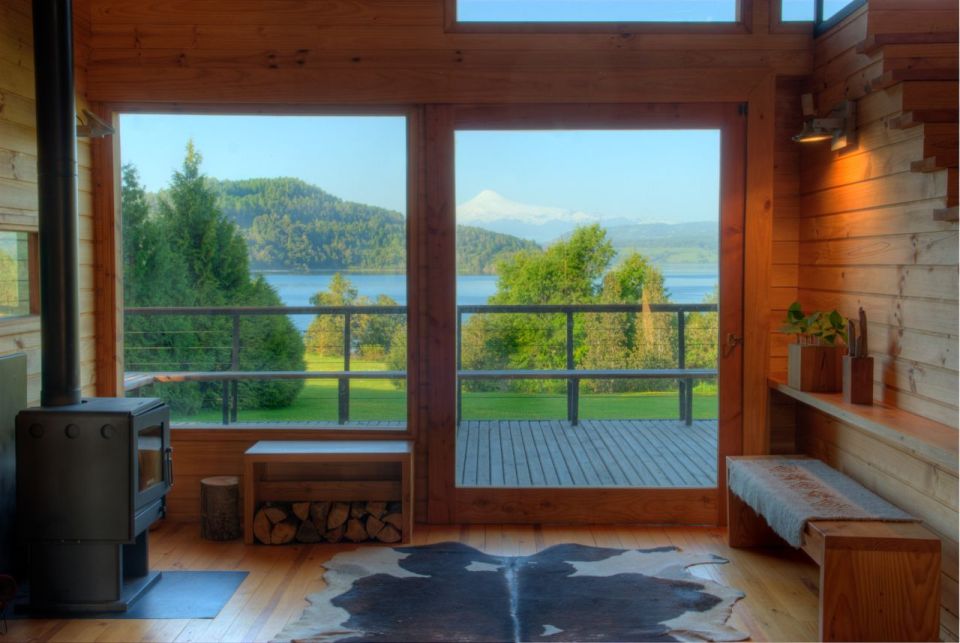 Cabaña Bascuñan, a family vacation house with a surprising and playful design. It has two bedrooms and a very large loft in 1,184 sq ft. | www.facebook.com/SmallHouseBliss