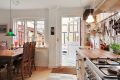Space-saving tricks make the most of this tiny heritage townhouse in Denmark. It has 1 bedroom in 527 sq ft. | www.facebook.com/SmallHouseBliss