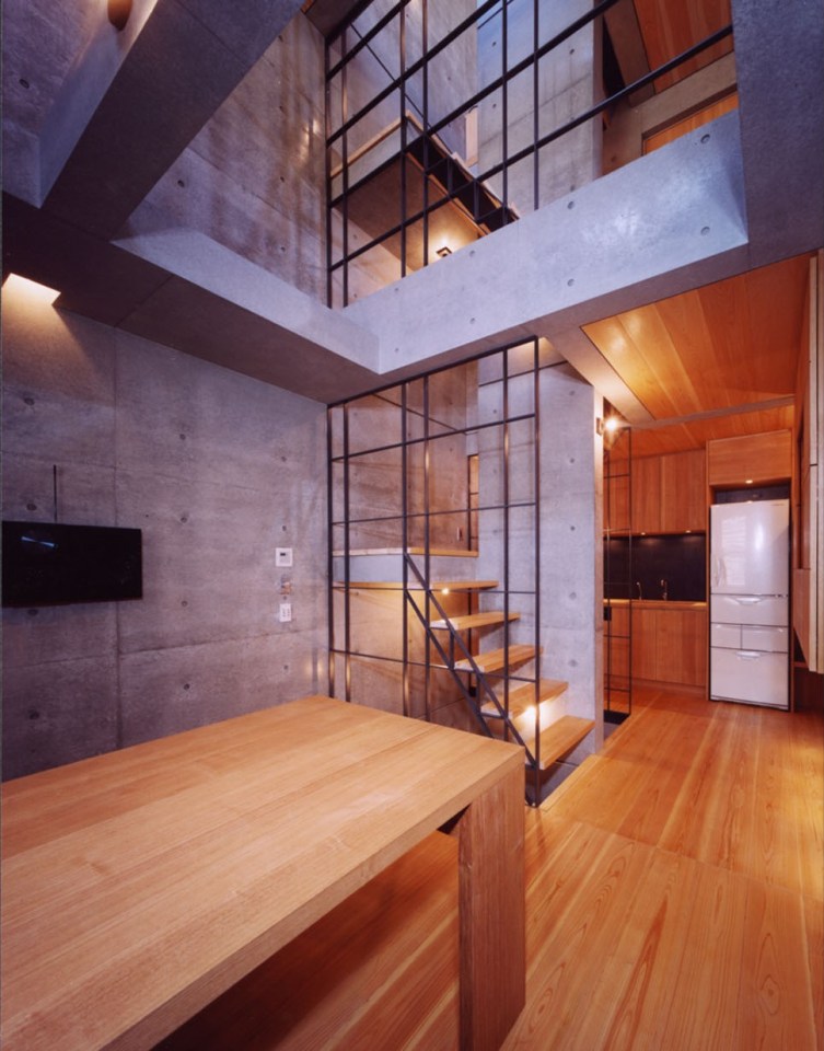 "Seven", a multilevel urban house built on land previously used as a parking spot. It has one bedroom in 735 sq ft. | www.facebook.com/SmallHouseBliss