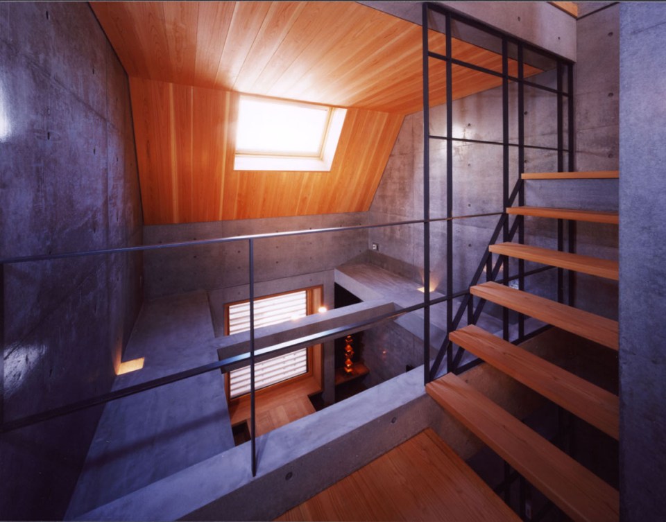 "Seven", a multilevel urban house built on land previously used as a parking spot. It has one bedroom in 735 sq ft. | www.facebook.com/SmallHouseBliss