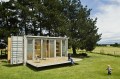 Port-a-Bach, a shipping container cabin by Bonnifait + Giesen | www.facebook.com/SmallHouseBliss