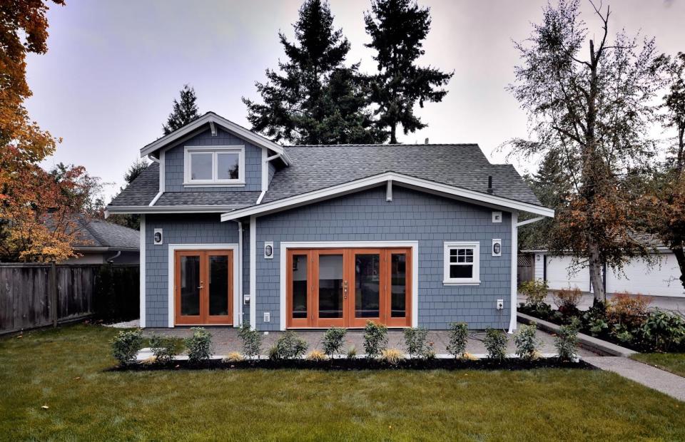 The Arbutus, a laneway house with two bedrooms and two full baths in just 750 sq ft. | www.facebook.com/SmallHouseBliss