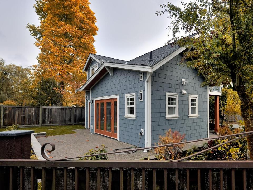 The Arbutus, a laneway house with two bedrooms and two full baths in just 750 sq ft. | www.facebook.com/SmallHouseBliss