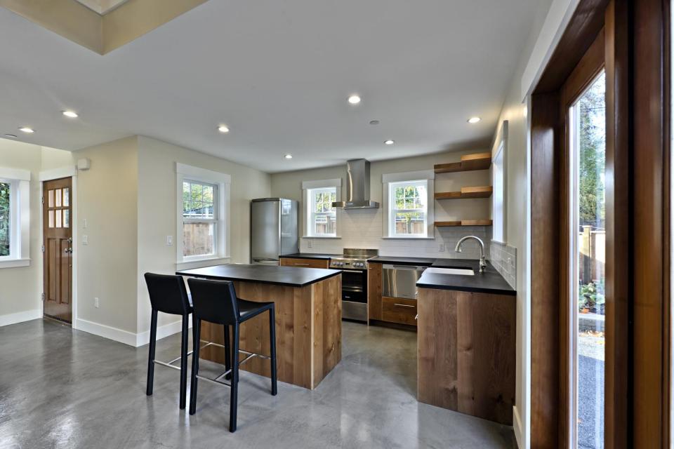 The Arbutus, a laneway house with two bedrooms and two full baths in just 750 sq ft. | www.facebook.com/SmallHouseBliss