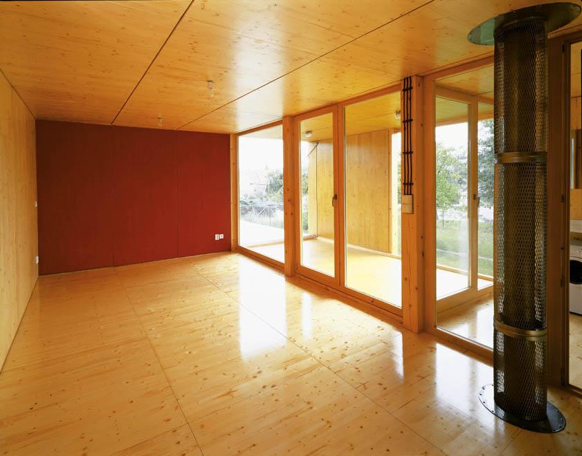 This modern timber-framed house was kept small with a simple design to meet a limited budget. | www.facebook.com/SmallHouseBliss