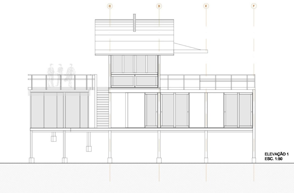 Casa da Praia do Félix, a small tropical beach house in Brazil. | www.facebook.com/SmallHouseBliss