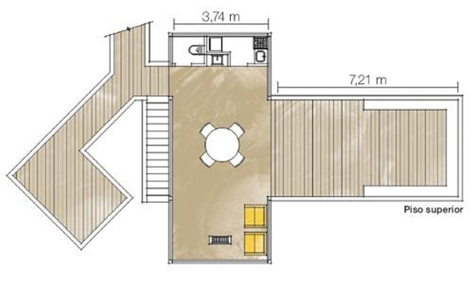 Casa da Praia do Félix, a small tropical beach house in Brazil. | www.facebook.com/SmallHouseBliss