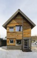 The Diagon Alley passive house combines modern design and a super-insulated building envelope. It has two bedrooms in 650 sq ft. | www.facebook.com/SmallHouseBliss