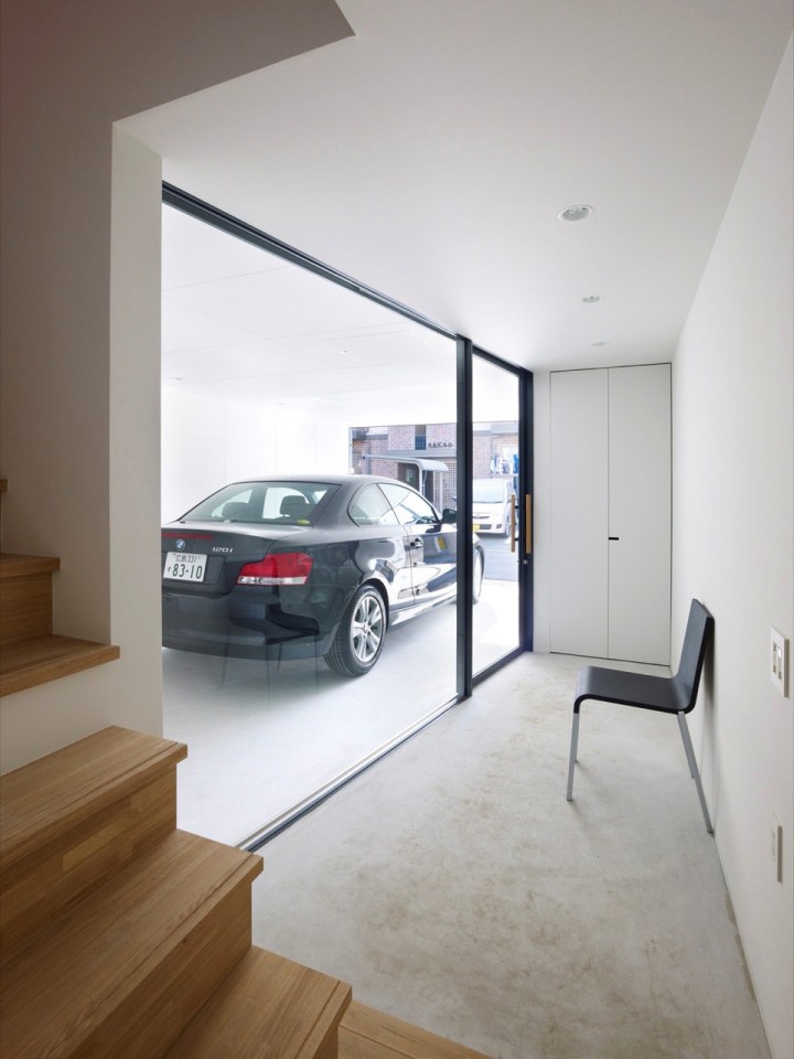 With neighbors close by and no good views, this small house has few windows. Instead, a huge skylight floods the living space with daylight. The house has two bedrooms and a loft in 807 sq ft. | www.facebook.com/SmallHouseBliss