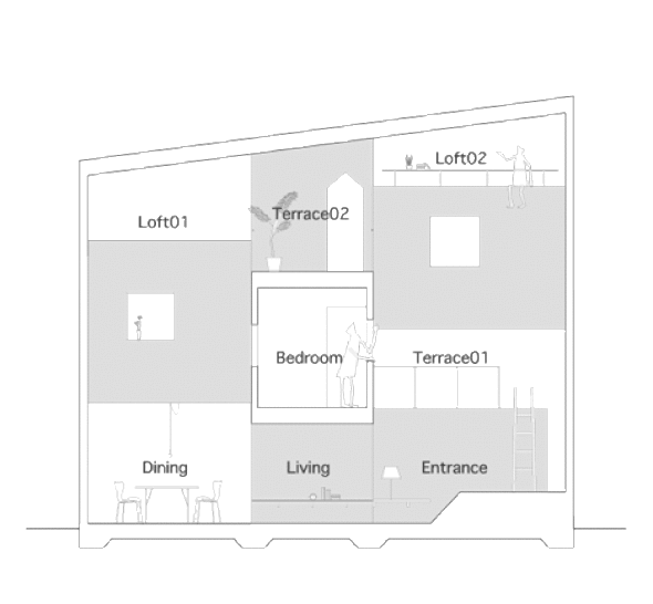 House in Fukawa by Suppose Design Office