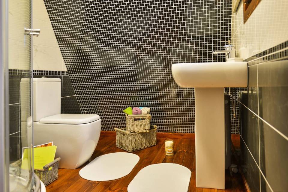 The Soleta zeroEnergy One, an eco-friendly modular house with an unusual gambrel roof design. It has 614 sq ft with a lofted bedroom. | www.facebook.com/SmallHouseBliss