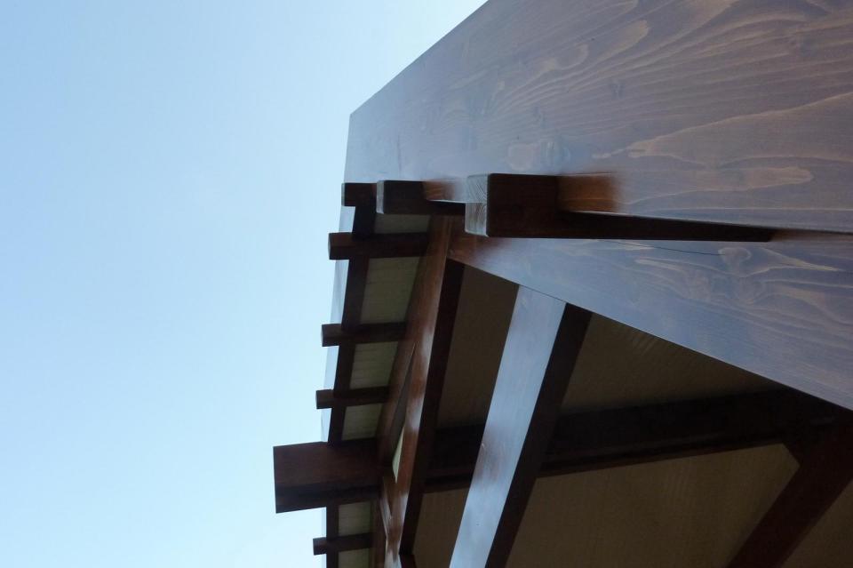 The Soleta zeroEnergy One, an eco-friendly modular house with an unusual gambrel roof design. It has 614 sq ft with a lofted bedroom. | www.facebook.com/SmallHouseBliss